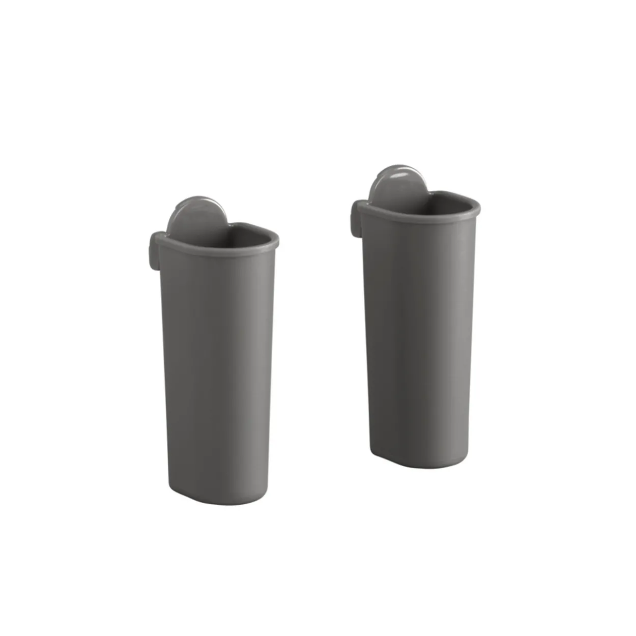 Elfa garage+ cylinder 2/pk matt grå