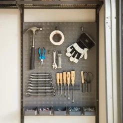 Elfa garage+ cylinder 2/pk matt grå