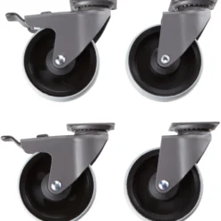 Elfa garage+ hjulsett underskap 4/pk matt grå