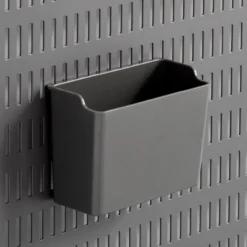 Elfa garage+ høy grunn box matt grå