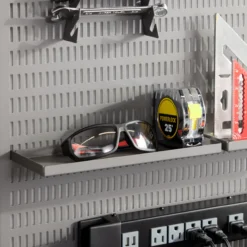 Elfa garage+ hylle oppbevar.tavle matt grå