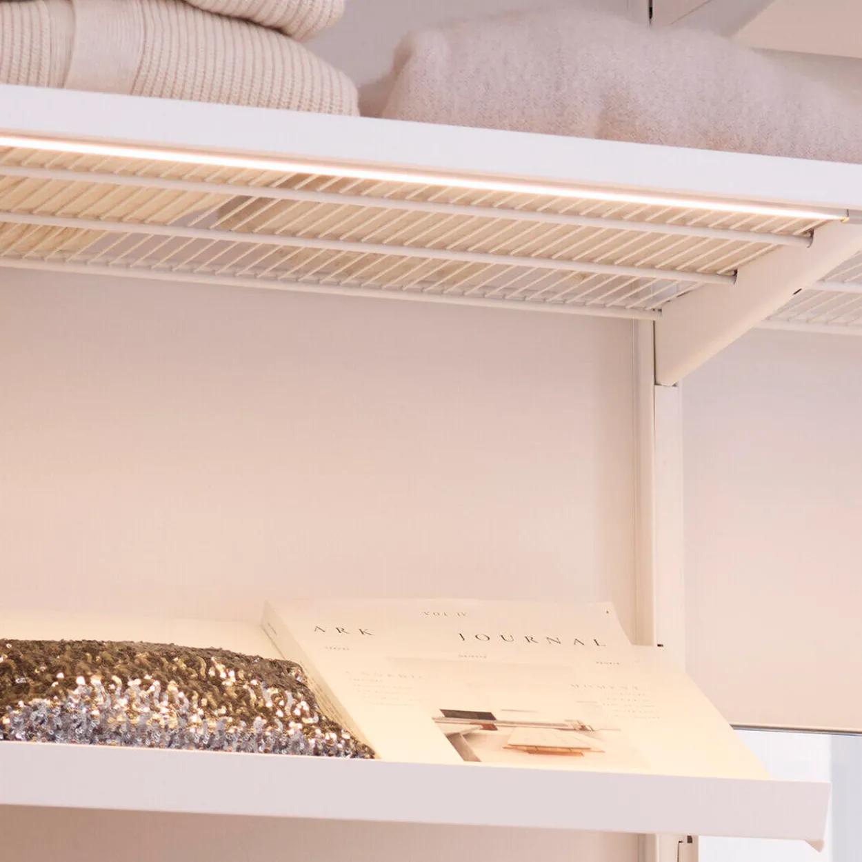 Elfa garage+ led-lys 60 silver