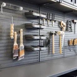 Elfa garage+ oppbevaringstavle 60 matt grå