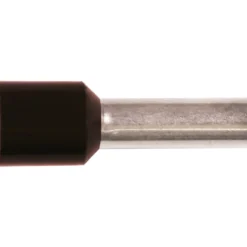 Elitech endehylse isolert 6mm2 18mm sort 10stk