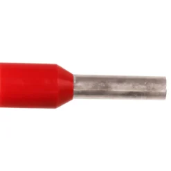 Elitech endehylse isolert 1,5mm2 10mm rød 10stk