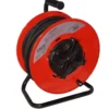 Elitech kabeltrommel 4-veis 25m 3x2,5 h07rn-f ståltrommel