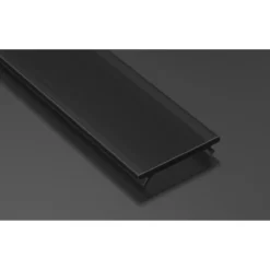 Elitech lokk for alu profil sort 200x8x12mm