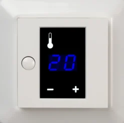 Elko display termostat 3600w hvit