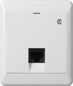 Elko modularkontakt kat.6 1x8 påvegg rs16 hvit
