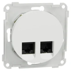 Elko one modularuttak 2x8 kat 6 utp for lsa terminering, renhvit