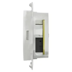 Elko one modularuttak 2x8 kat 6 utp for lsa terminering, renhvit