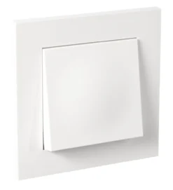 Elko plus bryter 1-pol endevender innfelt 6/1 hvit