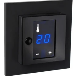Elko plus display termostat 3600w sort