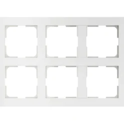 Elko plus multiramme 2x3 hull hvit
