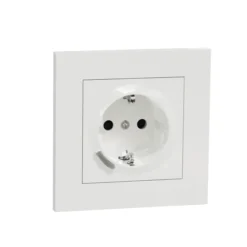 Elko plus smartstikk enkel 16a innfelt hvit
