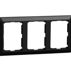 Elko ramme 3-hull dobbelstikk rs sort