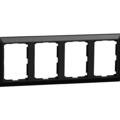 Elko ramme 4-hull dobbelstikk rs sort