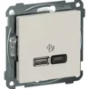 Elko rs usb pd a+c lader 45w polarhvit