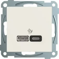 Elko rs usb pd a+c lader 45w polarhvit
