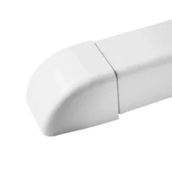 Endelokk 80x60mm, hvit