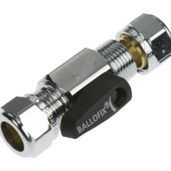 Fix-pro ballofix stoppekran 12mm forkrommet