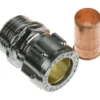 Fix-pro tippunion 15mm x 1/2" til kobberrør forkrommet