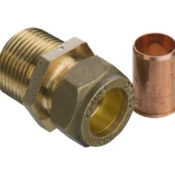Fix-pro tippunion 18mm x 3/4" til kobberrør