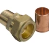 Fix-pro tippunion 22mm x 1/2" til kobberrør