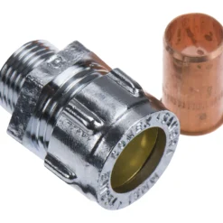 Fix-pro tippunion 15mm x 3/8" til kobberrør forkrommet