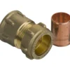 Fix-pro union 22mm x 3/4" til kobberrør