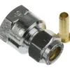 Fix-pro union 10mm x 1/2" til pex-rør forkrommet