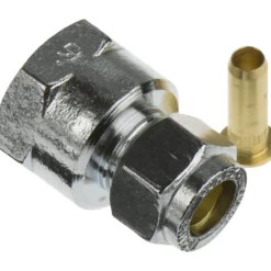 Fix-pro union 10mm x 1/2" til pex-rør forkrommet