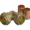 Fix-pro vinkel 22mm til kobberrør