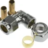 Fix-pro vinkel 12mm til pex-rør forkrommet