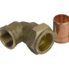 Fix-pro vinkel m/muffe 22mm x 1/2" til kobberrør