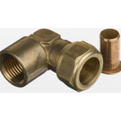 Fix-pro vinkel m/muffe 18mm x 1/2" til pex-rør