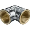 Fix-pro vinkel 90° 1/2" muffe/muffe krom