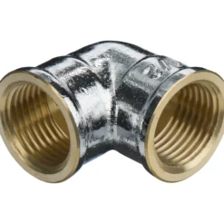 Fix-pro vinkel 90° 1/2" muffe/muffe krom