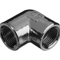 Fix-pro vinkel 90° 3/8" muffe/muffe krom