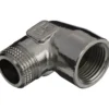 Fix-pro vinkel 90° 3/8" muffe/nippel krom