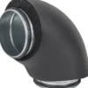 Flexit isolert bend 90° nippel/nippel t19 ø160