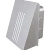 Flexit kappe stål m/4-kt karm 6"x6"