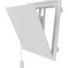 Flexit klaffventil hvit 6x6