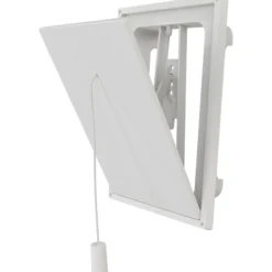 Flexit klaffventil hvit 4x6