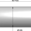 Flexit lydventil aero 125db hvit