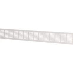 Flexit overstrømningsrist 600x80mm hvit
