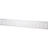 Flexit overstrømningsrist 600x80mm matt aluminium