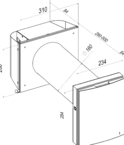 Flexit roomie dual romventilator hvit