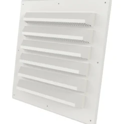 Flexit sjalusirist u/karm plast 6"x6" hvit