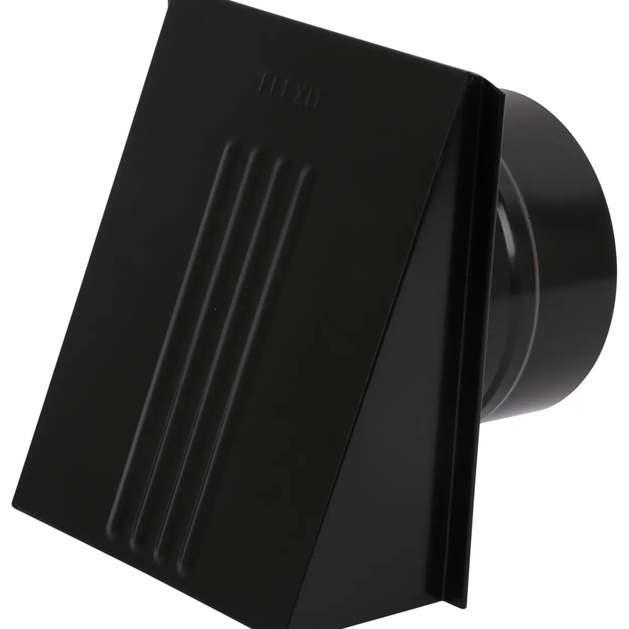 Flexit ventilatorventil m/spjeld sort ø150